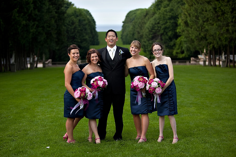 Groom and Bridesmaids