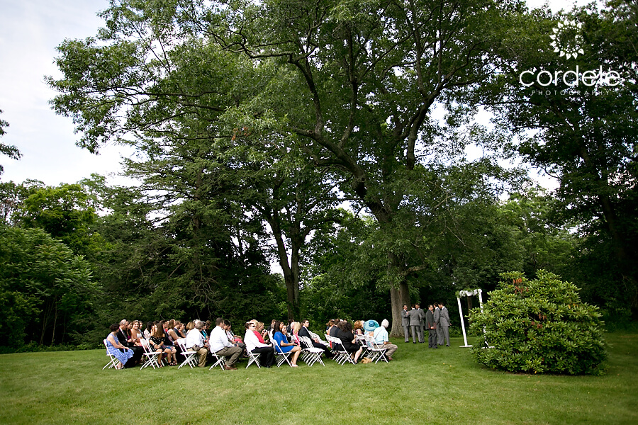 Wedding Ceremony at Codman Estate