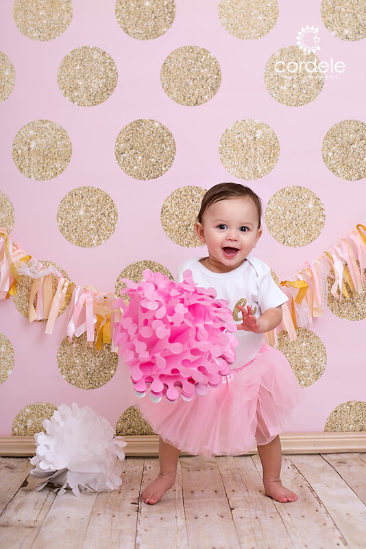 First Birthday photos cake smash