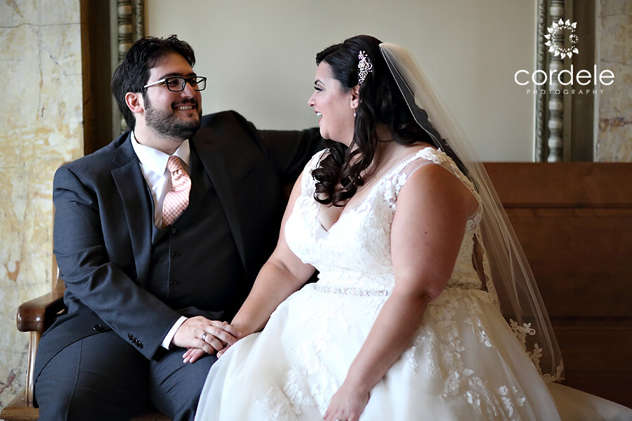 Bride and groom at PPL