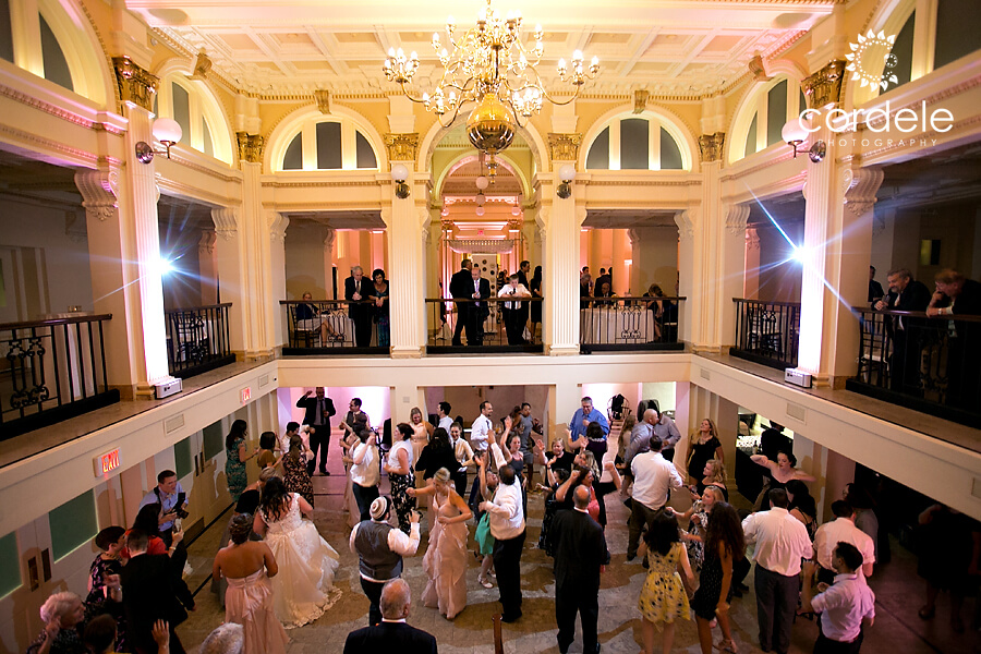 Dance floor photo at the providence public library